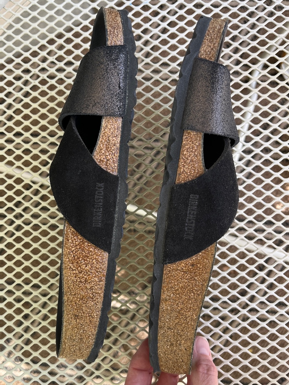 Birkenstock Siena Black Mixed Leather Sandals size EU 38 - Picture 10 of 11